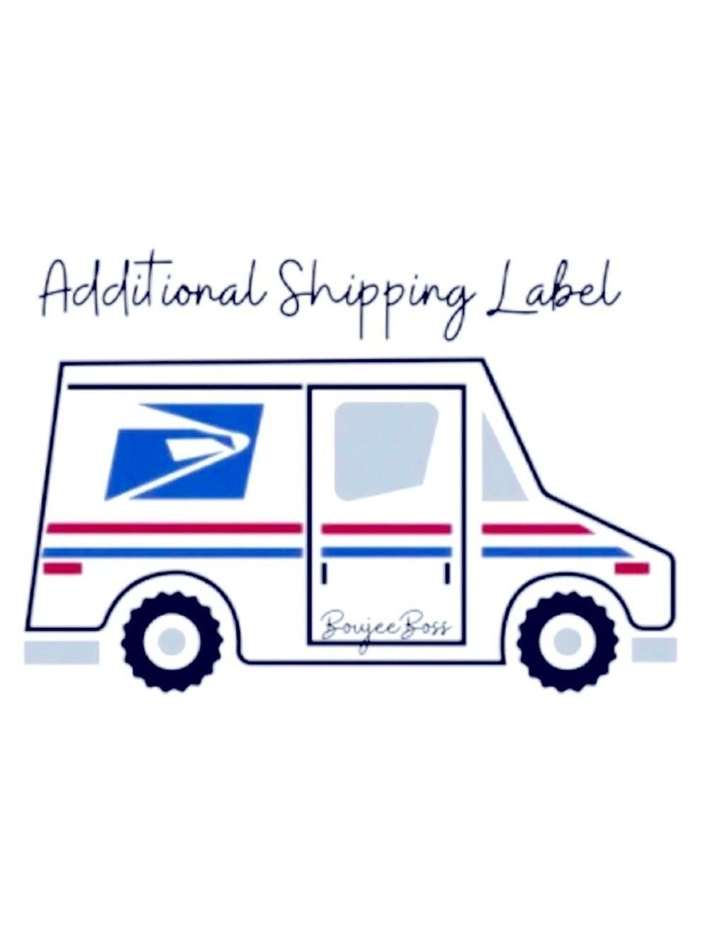 Extra Postage! Additional Shipping Label
